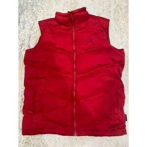 Mens Red Jack Wolfskin Puffer Padded Vest - Size Large